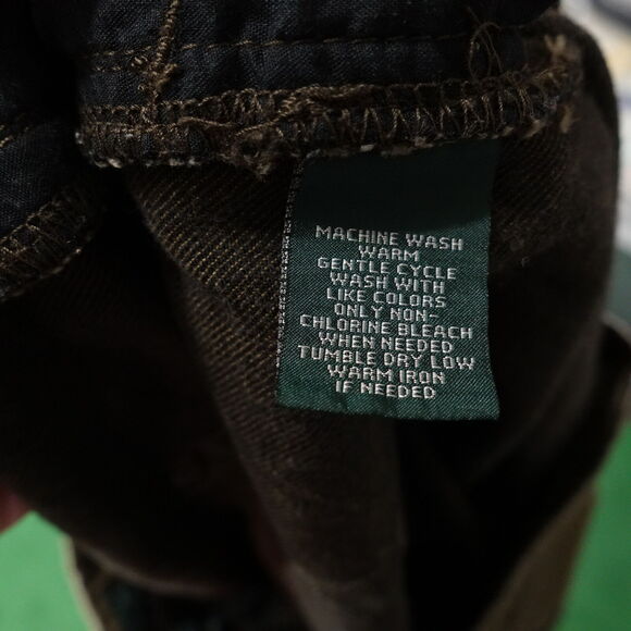 LAUREN RALPH LAUREN JEANS CO CLASSIC STRAIGHT GREEN DENIM JEANS WOMENS 18W 18 - Picture 8 of 8